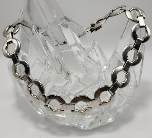 Vintage Taxco Mexico Sterling Silver Link Chain Necklace Choker TR-70 108 Grams! - Picture 11 of 13