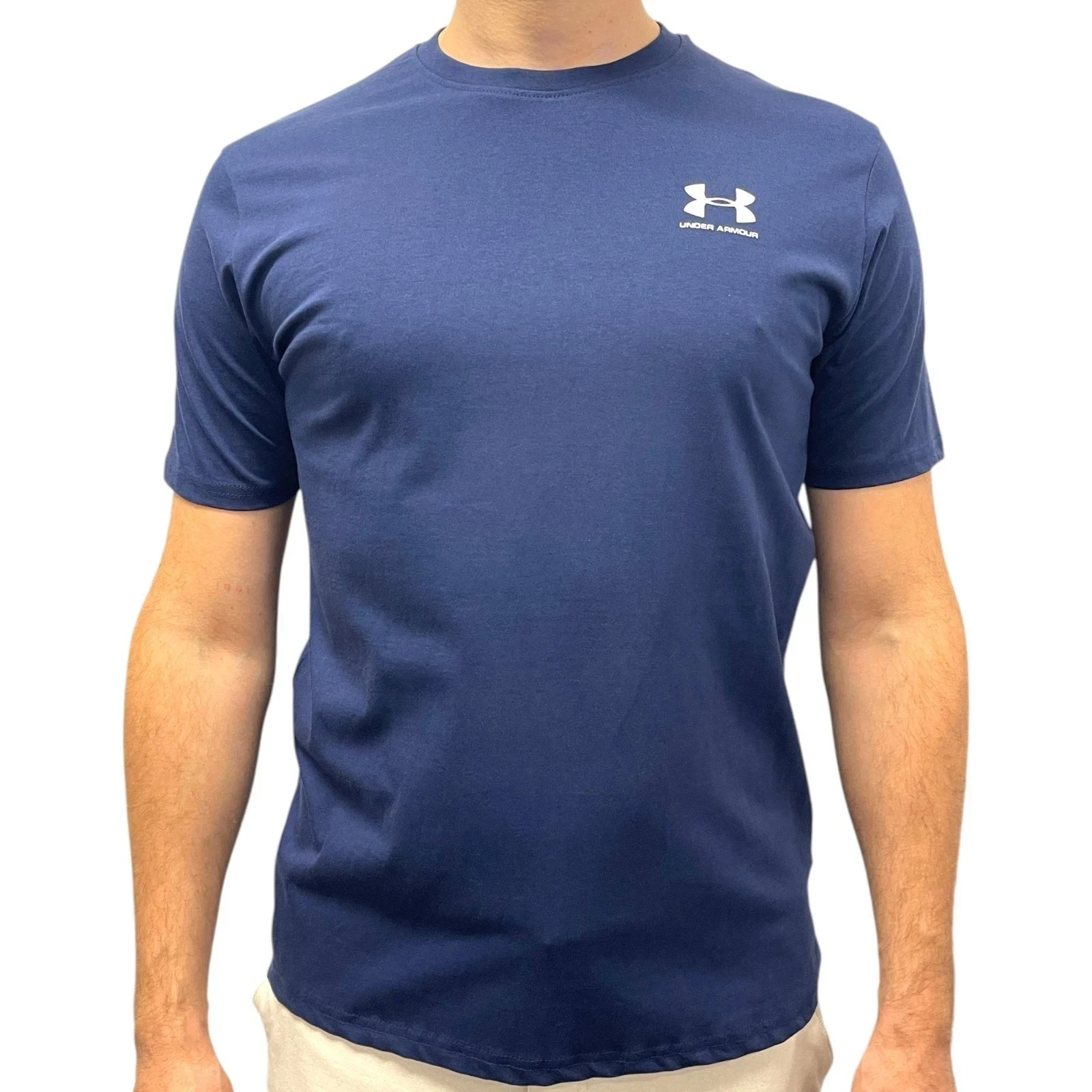 Under Armour Sportstyle Logo T-Shirt Men's Size XL Color Blue Short Sleeve Tee