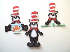 3D UPick Cat in Hat Twilight Ponies Alvin Scrapbook Card Embellishment