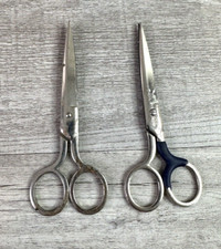Lot of Vintage 1 Kleencut Forged Steel  1 Unbranded Scissors