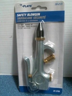 Plews Tru-Flate 18-215, Safety Blowgun, 1/4" FNPT Rubber Tip, FREE SHIPPING