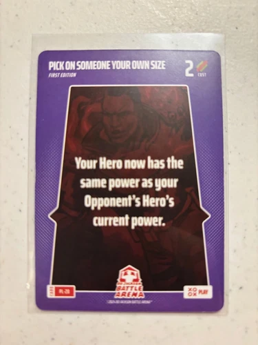 2024 Bo Jackson Battle Arena Pick On Someone Your Own Size SP Play Card #PL-28