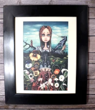 Madame Nature by Angelina Wrona Fine Art Print Fantasy Gothic Print Framed Matte