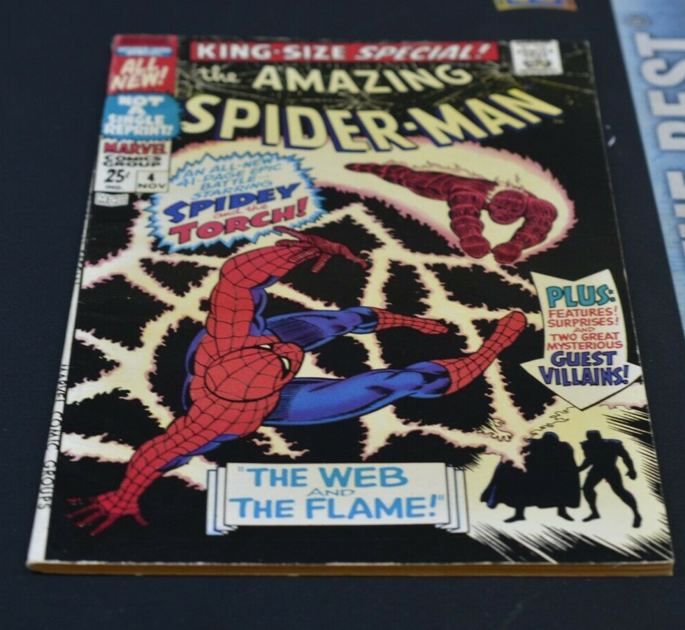 AMAZING SPIDERMAN ANNUAL # 4 NOV MARVEL COMICS NOVEMBER 1967 | eBay