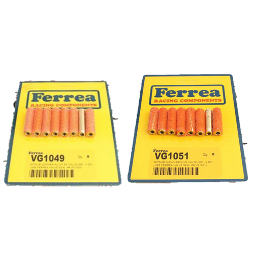 Ferrea Exhaust & Intake Valve Guides Fits 90-99 Eclipse GS/GST #VG1049 & VG1051 - Picture 3 of 10