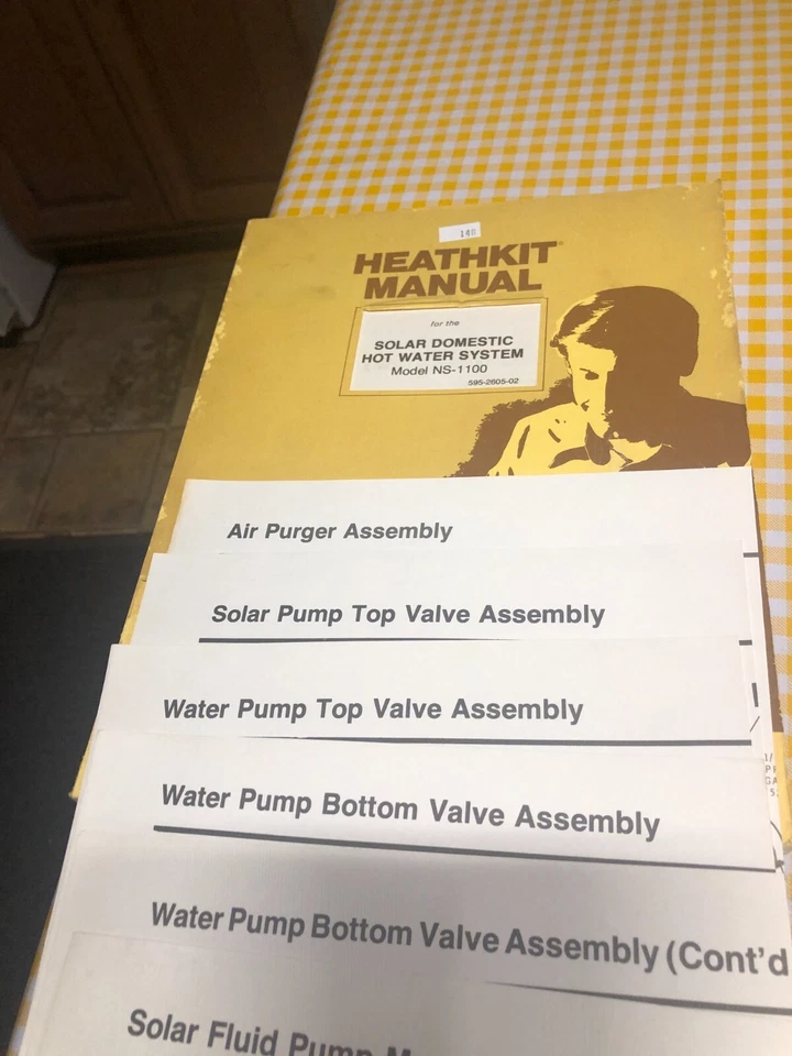 MUY RARO SISTEMA SOLAR DE AGUA CALIENTE SANITARIA Heathkit Modelo NS-1100 + Extras LEER Foto 2 de 4