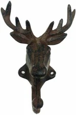 Cast Iron Rustic Design Wall Hanger Vintage Design Hooks Keys Towels Hook