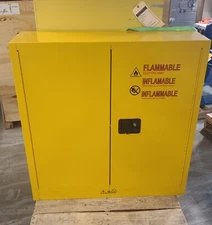Edsal Flammable Liquid Safety Storage Cabinet SC24F-P Hazard Waste  22 gallon