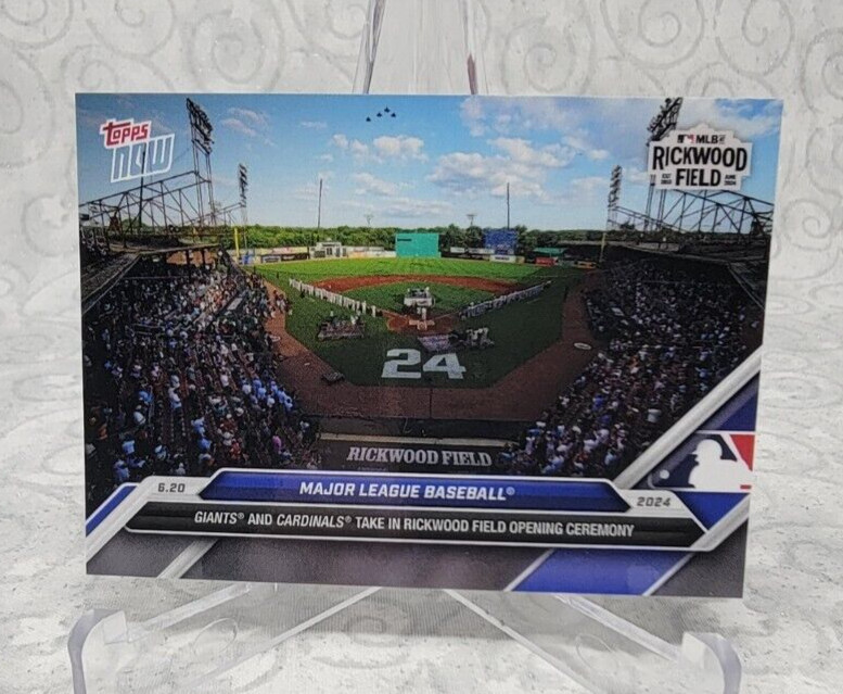 2024 TOPPS NOW MLB CARD ROCKWOOD FIELD #320 OPENING CEREMONIES