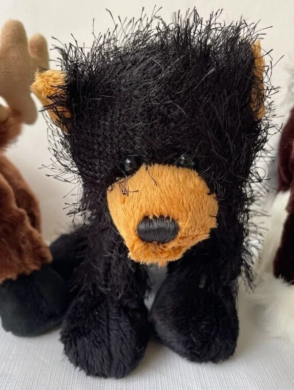 Webkinz Lot of 4 Snowman HM370 Reindeer HM137 Black Bear HM004 Clydesdale HM139 - Image 4 of 4