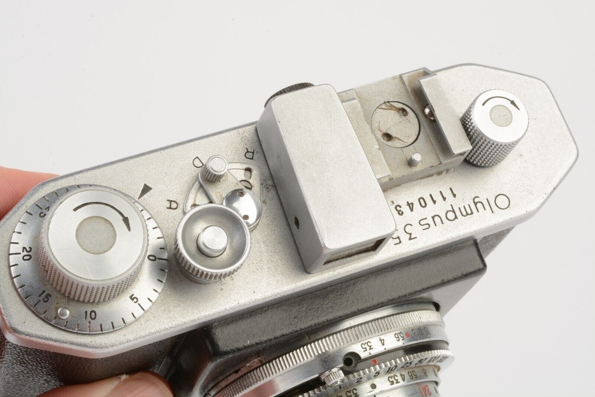 Olympus 35 IV A 35mm Camera w/4cm F3.5 lens & copal shutter, works