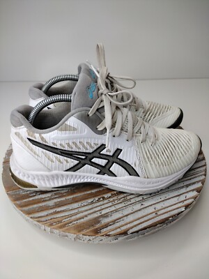 ASICS Women's Netburner Ballistic FF MT 2 Volleyball Shoes 6.5 White/Black