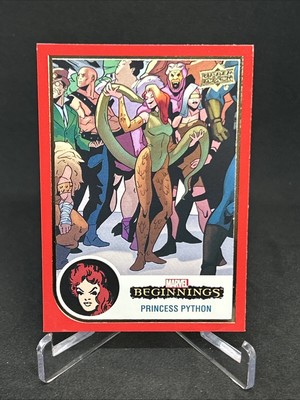 2022 Upper Deck Marvel Beginnings Vol. 2 Series 1 Red Base #31 Princess Python