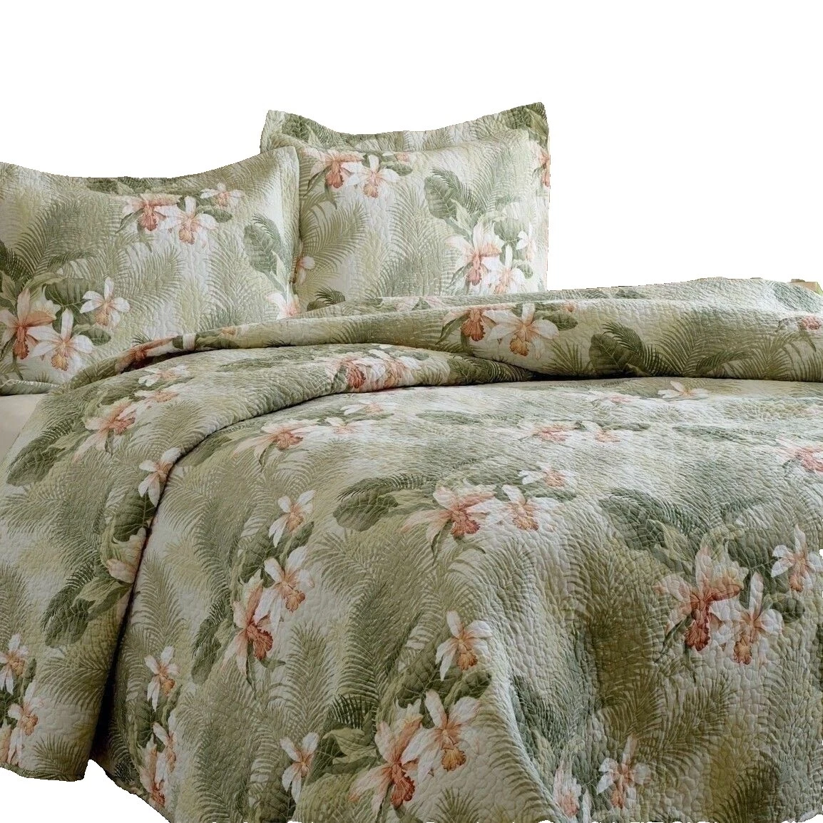 Nature Print Tropical Quilts, Bedspreads & Coverlets