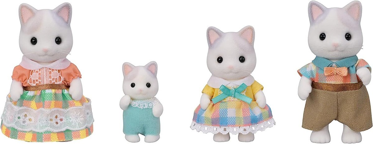 Epoch Sylvanian Families Cat Family FS-52 for sale online | eBay