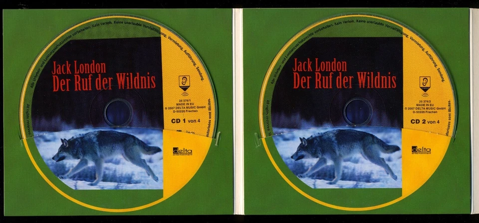 Jack LONDON★DER RUF DER WILDNIS★Bodo PRIMUS liest UNGEKÜRZT★4-CD★SEHR GUT★ - Bild 2 von 4