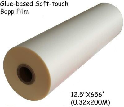 12.5 Inchx656 Foot BOPP Glue Based Soft Touch Laminating Film BOPP Soft-touch  