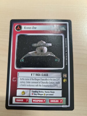Star Trek CCG Decipher STCCG: The Motion Pictures Kronos One 121R