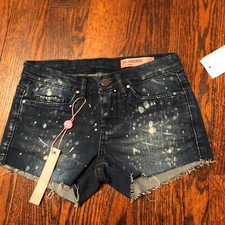 NWT Blank NYC Blue Denim Short Shorts Girls' Clothing SZ 8