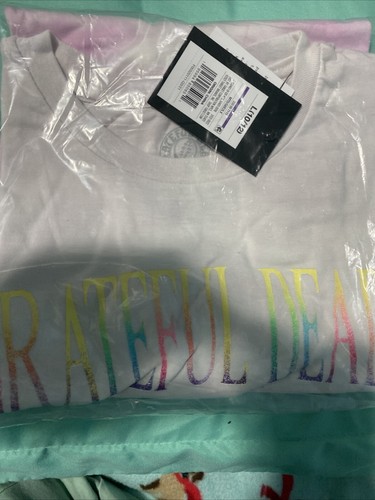 Grateful Dead Rainbow Dancing Bear Kid Youth Lrg 10-12 New Sealed Long Sleeve - Picture 6 of 14