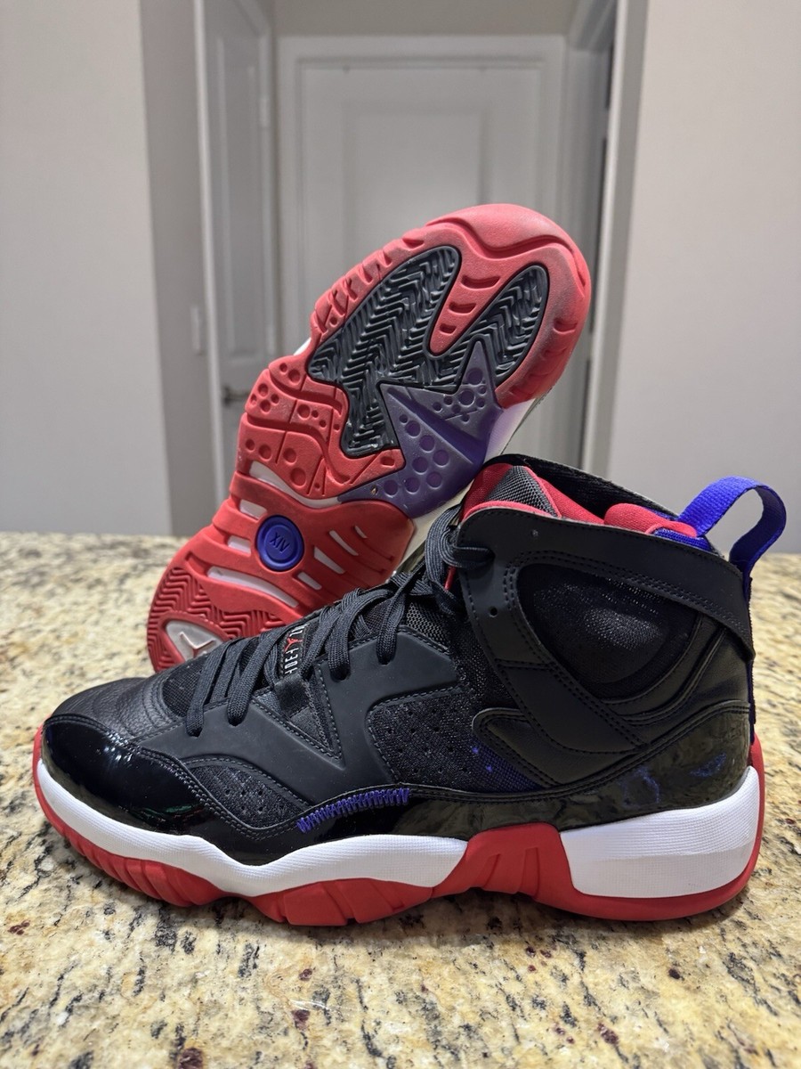 Jordan Jumpman Two Trey Bred Raptors Black True Red Concord DO1925-001 Size  10