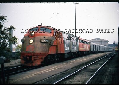 1950s? CRI&P Rock Island #630 Chicago? VINTAGE  DUPE 35MM Railroad SLIDE