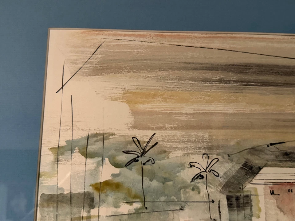 Original Alfred Birdsey Watercolor Signed Bermuda Scene markystore - Image 4 of 4