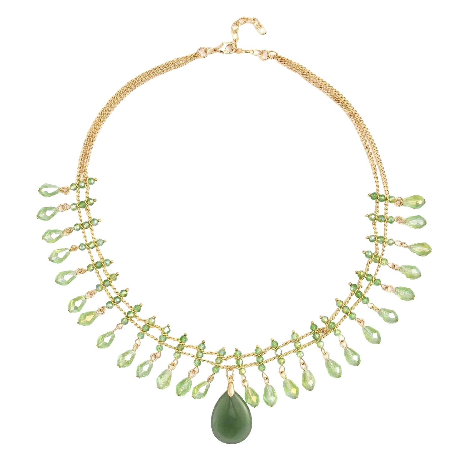 Aventurine Glass Fashion Necklaces & Pendants