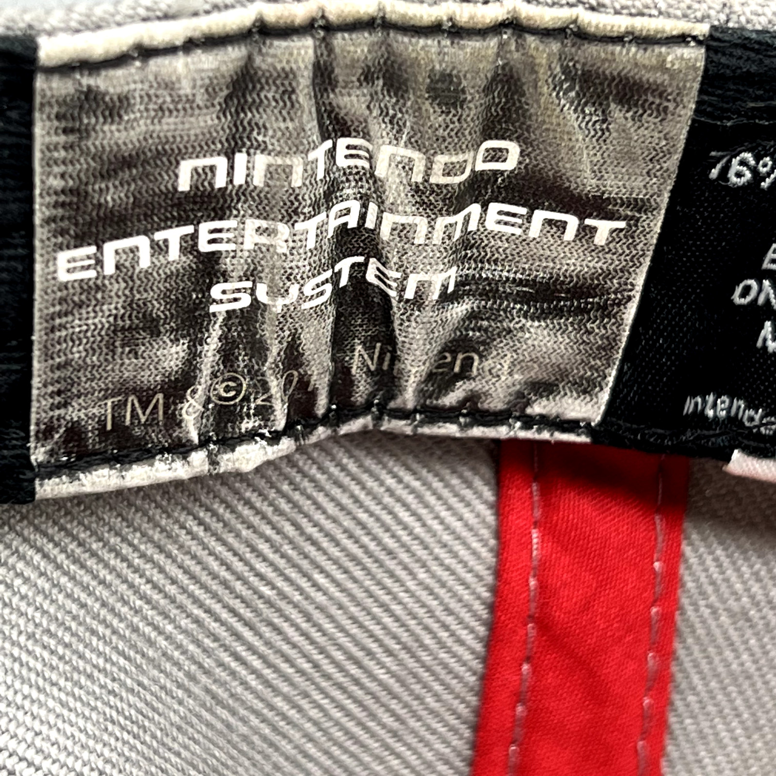 Nintendo NES controller hat cap gray men gamer me… - image 6