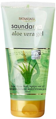 Patanjali Saundarya Aloe Vera Gel, 150 ml - USA SELLER, FAST SHIPPING