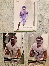 Moose Muhammad 2025 Sage 3 card Lot #15 Base Slive + #91 Next Level x2 w/Silver