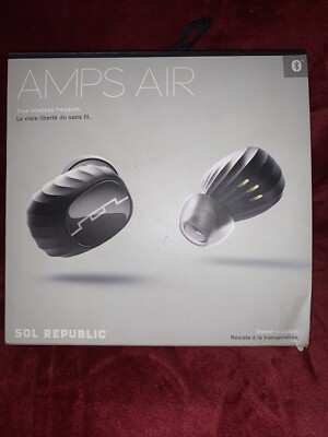 Sol Republic Truly Wireless Amps Air, Gold/Black (SOL-EP1190BK) 