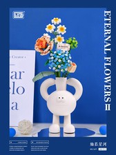 LOZ Babysbreath Flower Bouquet Building Blocks Set Home Office Decor Gift Adults