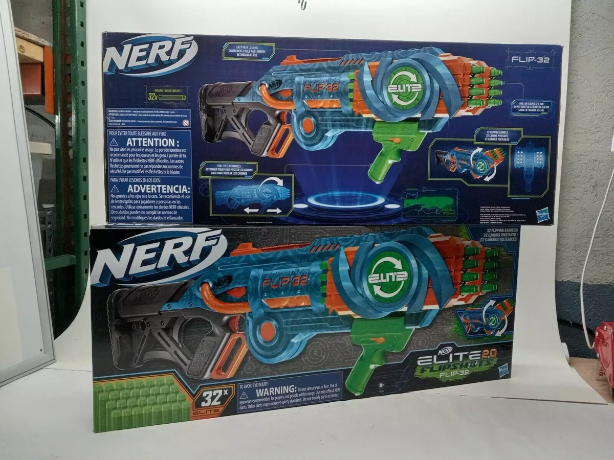 Nerf Elite 2.0 Flipshots Flip-32 Blaster w/ Darts 195166125589