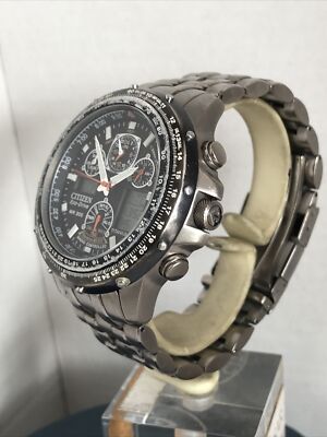 Citizen Men's Eco-Drive Skyhawk A-T Titanium Pilot Bracelet Watch