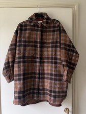 Chloe Plaid Wool Coat S