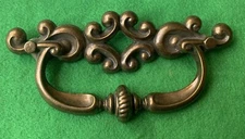 Ornate Brass drawer pull  French Provincial Mid Century Modern MCM  4”centers