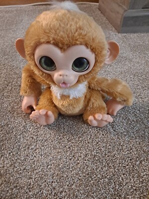 Fur Real Friends Cuddles My Giggly Monkey E0367 2017 Interactive Pet Works Used