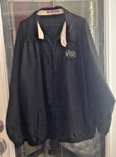 MENS Vise Grips Bowling HARRINGTON JACKET Blck 2XL
