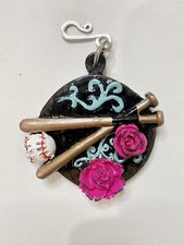 baseball charm 2 Inches Long
