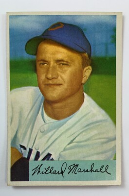 1954 Bowman Baseball #70 Willard Marshall (White Sox) 126E-01