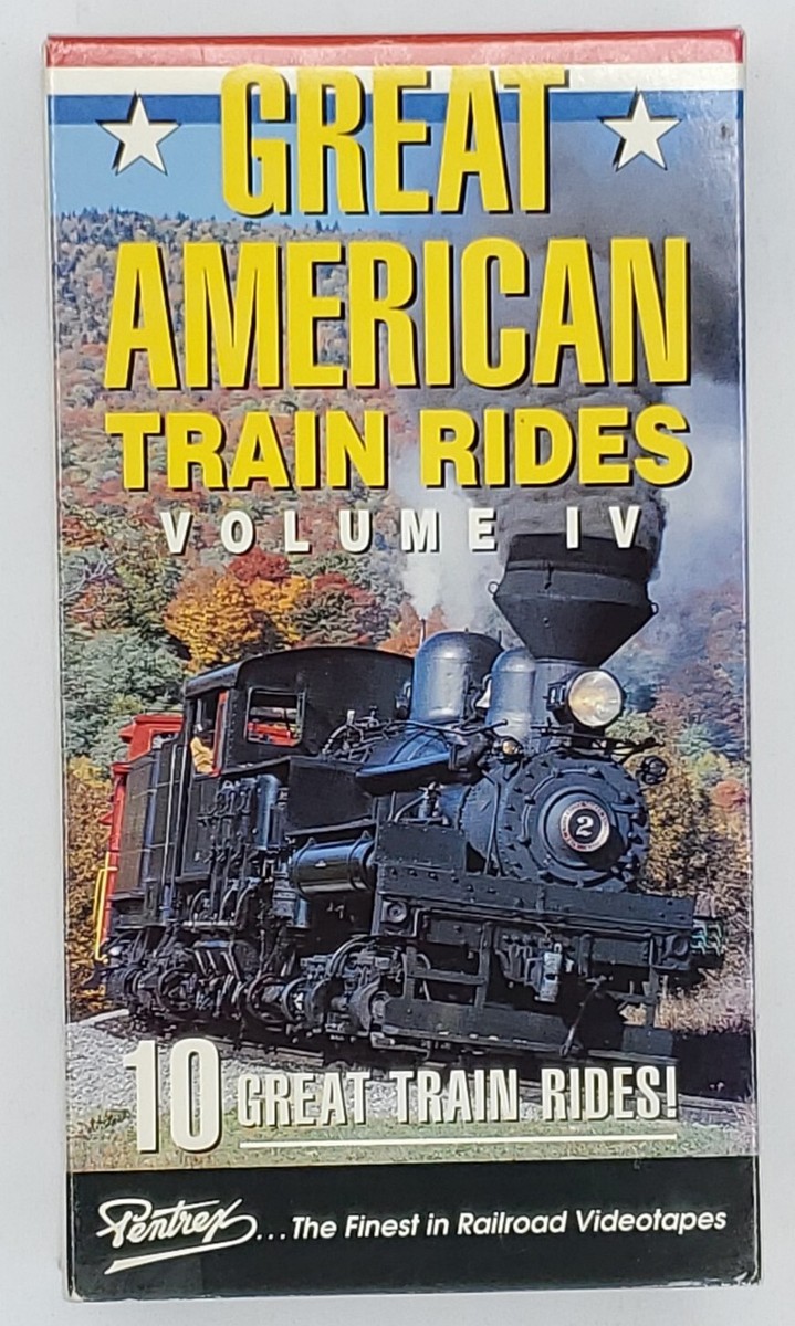 Great American 8 Train Rides Volume IV VHS VCR Tape 60 Min