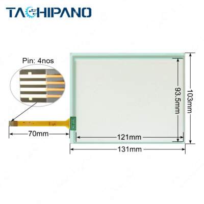 1X for P.N: MBKT121/TOU15001-A Touch Screen Panel Glass Digitizer 