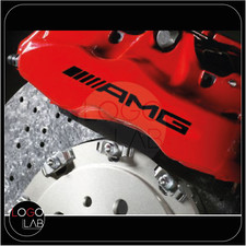 KIT 4 ADESIVI MERCEDS AMG per pinze freno ant. e post. classe a b c e cla