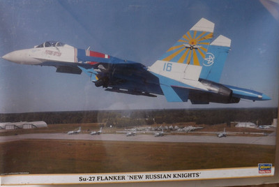 1/72 HASEGAWA SUKHOI SU-27 FLANKER 'NEW RUSSIAN KNIGHTS' #00905 OOP