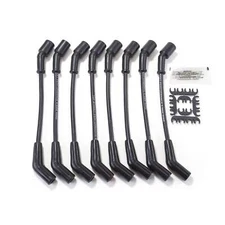 Black Universal GM LS 8.5mm Black Ignition Wires with 135° Plug Boots