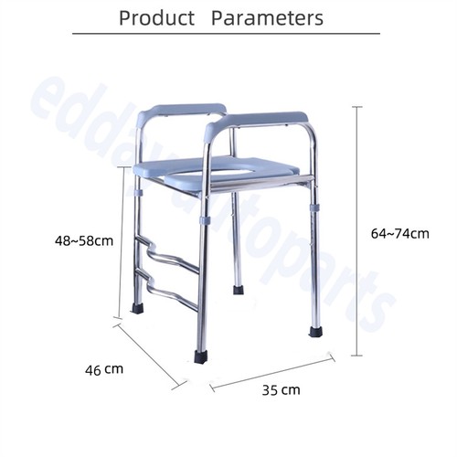 Raised Toilet Seat with Handles, Height Adjustable Commode Chair for Toilet AU - Picture 4 of 10