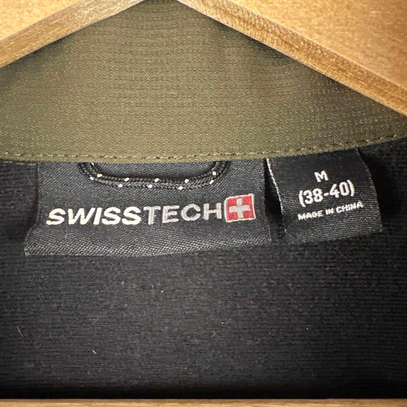 Swiss Tech Softshell Jacket Men Sz Medium Olive G… - image 7