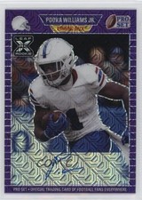 2021 Leaf Pro Set Metal 1989 Purple Mojo /25 Pooka Williams Jr #PA-PWJ Auto 8wm