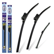 Set 3 spazzole tergicristallo adatte a BMW X2 2018-2023 Super Flat ASF2420TLB13ARF